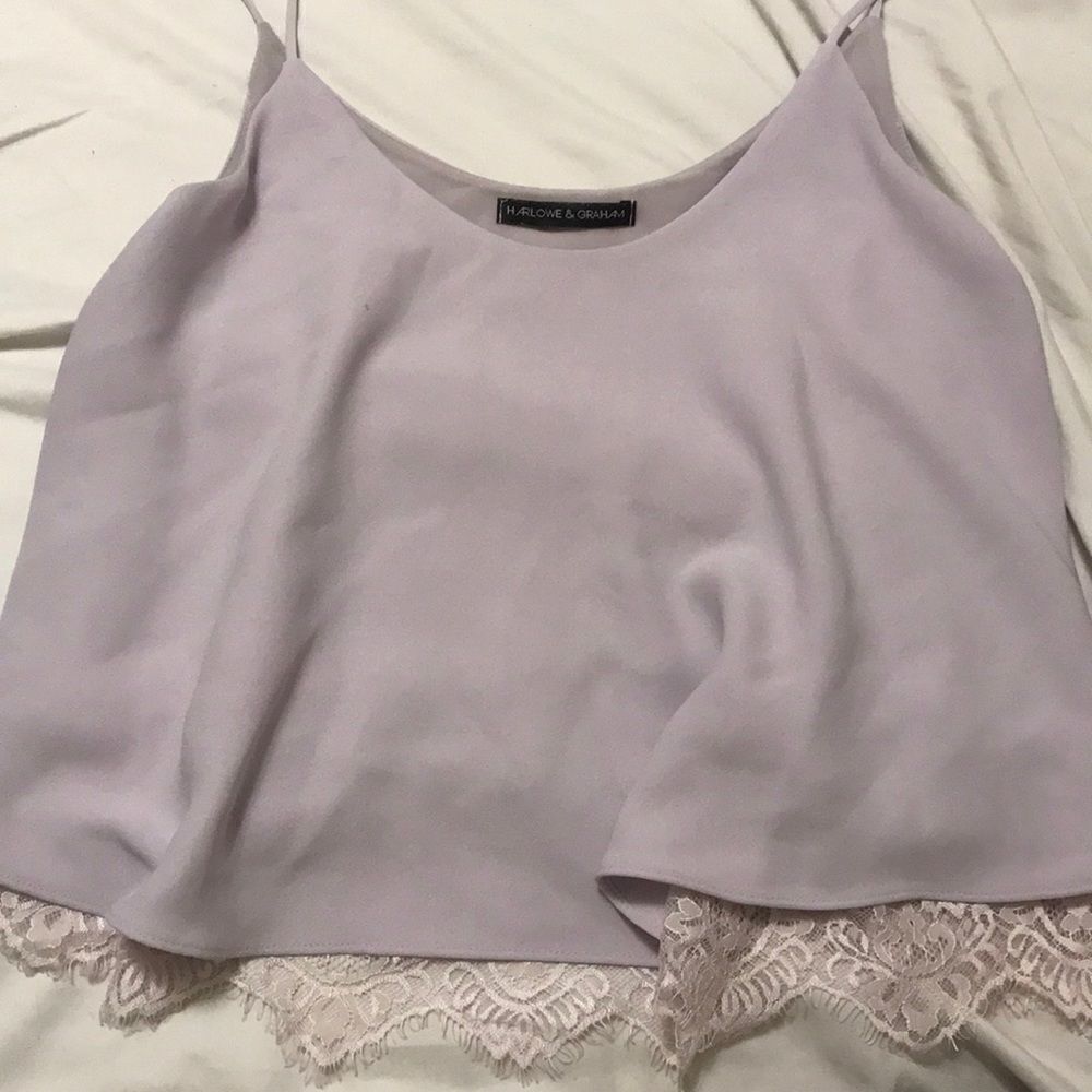 ✨ Harlowe & Graham
Double-Layer Lace Cami✨ - Picture 3 of 4
